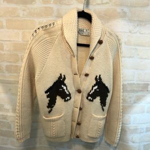 Vintage Wool Horse Sweater